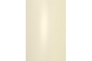 Netuno 100 hojas de papel nacarado color marfil dorado A4 210 x 297 mm 120 g Aster Metallic Gold Ivory perlado en ambas caras para invitaciones bodas tarjetas scrapbooking origami vales menús Navidad