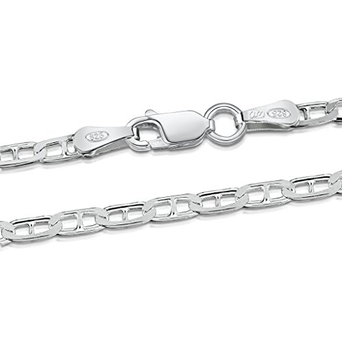 Book's Cover of Amberta Bijoux  Collier  Chaîne Argent 9251000  Maille Maille Marine Forçat  Largeur 22 mm  Longueur 40 45 50 55 60 cm