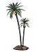 Produktbild 2er Palme 12 + 18 cm Figur Deko Urlaub Ferien Karibik Strand