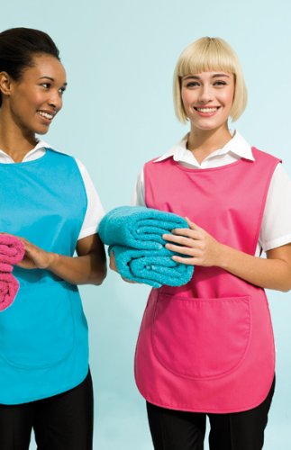 Überwurfschürze / Kasack / Tabart mit Tasche - 2