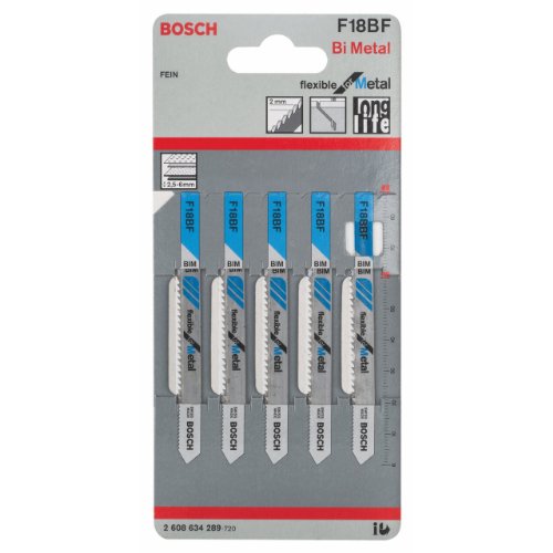 Bosch Zubehör 2608634289 Stichsägeblatt F 18 BF - 2