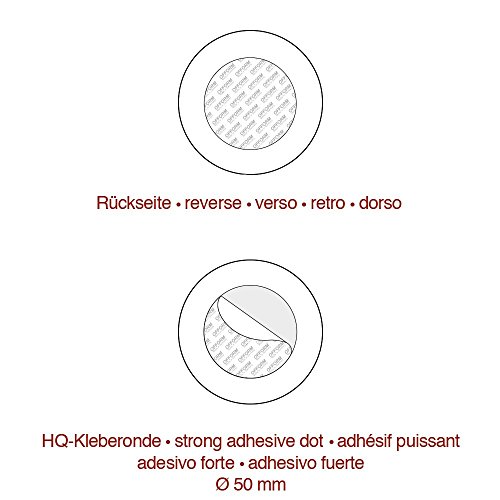 OFFORM Türschild l Piktogrammschild l Edelstahlschild „Wickelraum“l Ø 75 mm l Nr.8507 - 2