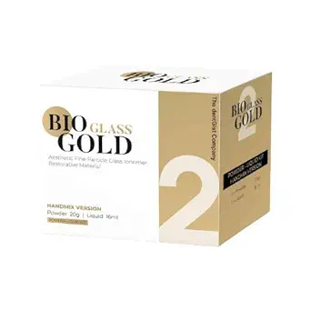 BIOGLASS Gold GIC Restorative (Big Pack) | Radio Opaque | Durable Restorations | Low Solubility