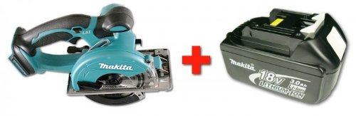 Makita BCS 550 18V Li-ion Akku-Metallsäge + 1x Makita BL1830 Akku + Schutzbrille + Makita Sägeblatt – ( ohne Ladegerät und ohne Koffer ) - 3