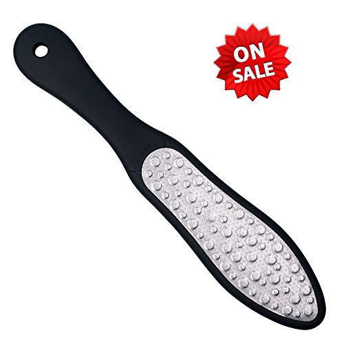 youtoo Laser Râpe pour callosités pieds en acier inoxydable Lime Râpe de pied avec manche ergonomique pour les Rape pied Entretien et pédicure