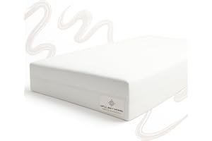 Opulent Home Cot Bed Mattress 120x60x15cm – Waterproof, Breathable & Hypoallergenic – Anti-Allergy Baby Mattress with Removable Washable Zipped Cover – Extra Thick Support for Newborns