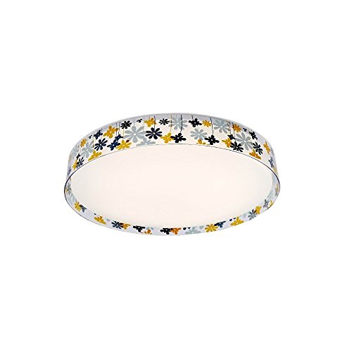 Preisvergleich Produktbild SAILUN 24W LED Blume Deckenleuchte Runden Kaltweiß + Warmweiß Wandlampe Deckenlampe Flurleuchte für Wohnzimmer Badleuchte Schlafzimmer Korridor (A Type Kaltweiß+Warmweiß)