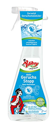 Preisvergleich Produktbild Poliboy Aktiv Geruchs Stopp - Geruchsentferner - Geruchsneutralisierer - Bannt schlechte Gerüche - vegan - Made in Germany (1)