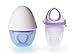 Kidsme Food Feeder Plus With Egg Silicone Grinder (Lime Green)