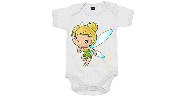 Body Bebe Fee Clochette Kawaii 6 12 Meses Blanc Amazon Fr Vetements