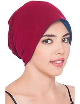 Unisex Reversibel Beanie für Krebs, Haarausfall - Baumwollkappe für Chemotherapie, Schlafmütze für Haarausfall