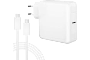 E-POWIND Mac Book Pro Ladegerät, 96W USB C Ladekabel Schnell Netzteil für Mac Book Pro 16, 15, 14, 13 Zoll, Mac Book Air 13 Zoll, iPad Pro 12.9/11 Zoll 2020/2019/2018 mit 1.8M USB C zu C Ladekabel