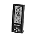 Produktbild DIGOO DG-TH1177 Wasserdichter Thermometer, Sensor, Timer, Wecker, Raumklimakontrolle, Raumluftüberwachung, Messgerät – 140 mm x 40 mm x 60 mm – 1,5 V AAA-Batterie Schwarz