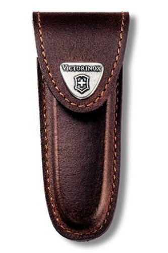 Victorinox 40533 Brown Leather Pouch - 2 Layer