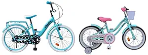 Beetle Panache 20T Kids Cycle With 12 Inches Steel Frame for 6 to 10 Year olds, Turquoise Blue