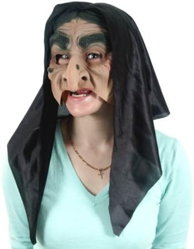 Mask - Half Face Witch with scarf. Mouth free
