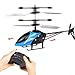 Price comparison product image Prevently RC Helicopter, New Mini RC Infrared Induction Remote Control RC Toy 2CH Gyro Helicopter RC Drone (Blue)