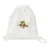 DIYthinker Viajes Polypedatid Ranas Verdes de la Lona del morral del Lazo de Compras de Regalos...