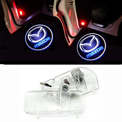 HUAYIN 2 Piezas Puerta de Coche LED Coche Ghost Luz de Sombra Logo Puerta Iluminación Entry Luz Proyección Luz