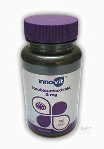 Preisvergleich Produktbild Nahrungsergänzungsmittel Innovit Knoblauch 3 mg, 180 Tabletten