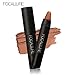 LHWY FOCALLURE Matte Lipstick Pen Waterproof Lasting 12-color Optional Lip Makeup for Women Ladies Girls (L)