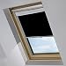 Produktbild MCTECH Dachfenster rollo Sonnenschutz Verdunkelung Thermorollo Jalousien Rollos (S06/606, schwarz)
