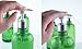 3PCS 500ml/16.6OZ Refillable Empty PET Plastic Green Pump Bottles Jars with Pump Tops for Makeup Cosmetic Bath Shower Toiletries Liquid Containers Leak Proof Portable Travel Accessories