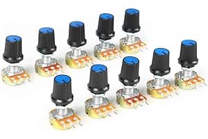 MakerMind 10x Dreh Potentiometer linear 10K Poti Drehregler kompatibel mit Arduino, Raspberry Pi
