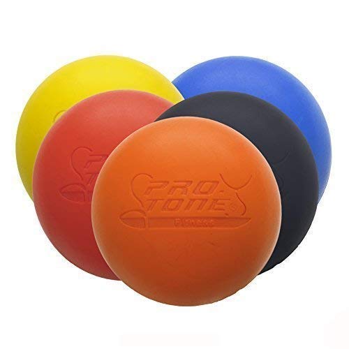 PROTONE® Lacrosse Bola para Punto de activación Masaje/rehabilitación/Fisioterapia/Crossfit (Naranja)