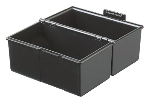 HAN 976-13, Karteibox DIN A6 quer, Innovatives, attraktives Design für max. 400 Karten mit Stahlscharnier, schwarz- weitere Farben auswählbar - 2