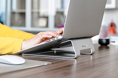 thingyclub Aluminium hohe Qualität Desktop Ständer für Laptops und alle Apple MacBook und MacBook Pro Laptops - 8