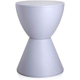 Kartell Prince Aha Sgabello, Grigio Lavanda, 30 x 30 x 43 cm