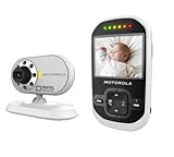 Motorola MBP26 Digitales Babyphone mit 2,4“ (6,1 cm) LC-Farbdisplay am Empfänger und Kamera in der Sendeeinheit - 3