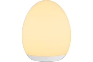 MediAcous Night Lights, 2000mAh Baby Night Light with 7 Colors Changing & Dimming Function, Rechargeable Kids Night Light with 1 Hour Timer & Touch Control for Bedroom, Living Room