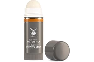 ‎MÜHLE MÜHLE Rasierseifenstick - Rasierseife mit Sanddorn für alle Hauttypen - fruchtig & frisch - 35g