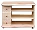 Produktbild TV-Unterschrank, Kiefer massiv Vollholz natur Junco 202, Maße 62 x 82 x 46 cm