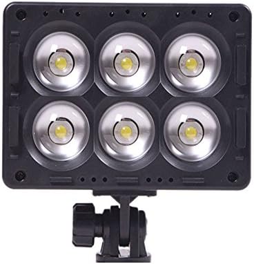 ZIFON T6-C LED Video Light Dimmable Panel Light 3200K/5600K with Filters for DSLR Camera