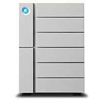 LaCie 6big Thunderbolt 3 - 24 TB, Hardware-RAID 0 / 1 / 5 / 6 / 10 / 50 JBOD , 2 x Thunderbolt™ 3, 1 x USB-C