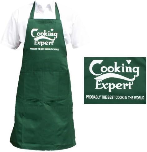 Cooking Expert Novelty Apron. BBQ or Kitchen. Men & Women. Fantastic Gift!