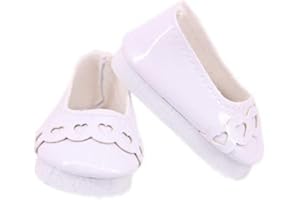 Aeromdale Puppenschuhe Flache Schuhe für 14 Zoll 32-34 cm BJD Puppe Geschenke für Mädchen - #D - 1 Paar