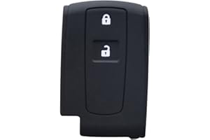 OTMIK Funda de Silicona para Llaves de Coche Toyota Corolla Verso 2004 2006 2007 Prius Gen 20 2005 2008 Key Shell Accessories (Negro)