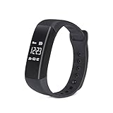 Fitness-Tracker, Schlanke Activity Tracker Mit Pulsmesser Wasserdicht Fitness-Armband Touchscreen-Fitness-Uhr Bluetooth Schrittzähler Schlaf-Monitor Für Kinder Frauen Und Männer Kompatibel Mit Android & IOS
