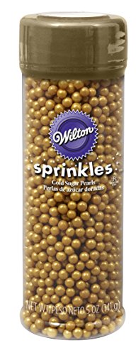 Preisvergleich Produktbild Wilton Pearl Sprinkles 5oz-gold, andere, mehrfarbig