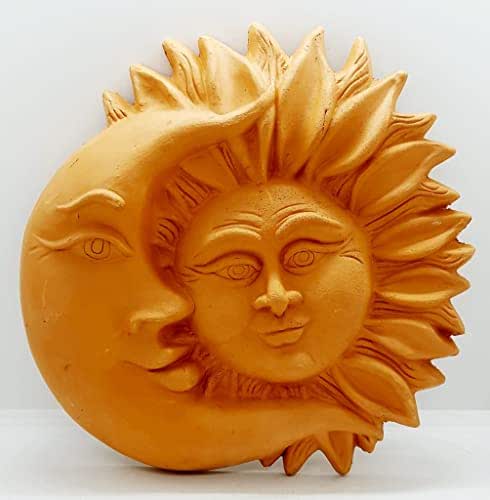 Sole da muro in terracotta Ceramica Handmade Le Ceramiche del Castello Made  in Italy Dimensioni 25,5 x 25,5 cm (29 x 28,5) : Amazon.it: Prodotti  Handmade
