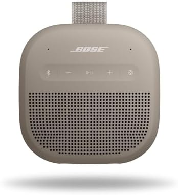 Bose SoundLink Micro (2ª Gen) Diffusore portatile, diffusore da esterno wireless, fino a 12 ore di autonomia, impermeabile e a prova di polvere, Sabbia