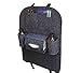Produktbild 1xChytaii Auto Rückenlehnenschutz mit Trittschutz Auto Rücksitz Organizer Sitz Schutz Autositz Rückenlehne Kinder Dunkelgrau 39x57 CM