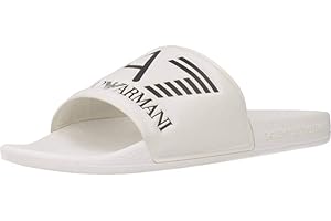Emporio Armani EA7 Logo Sliders White