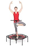 SportPlus Fitness Trampolin, Bungee-Seil-System, Ø 110 cm, bis 130 kg Benutzergewicht - 6