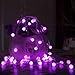 Produktbild JiaMeng-Lichterketten strombetrieben 10m, 100 LED, Globe Lichterkette, Lichterkette warmweiß, Innen und Außen Lichterkette glühbirne, Lichterkette für Weihnachten Hochzeit Party