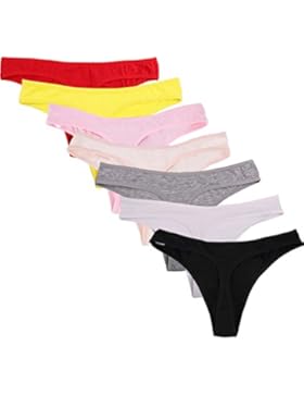 Sexy Tanga cotone lascia intendere mutandine Tangas Ladies mutandine Multi pack Size:38-46